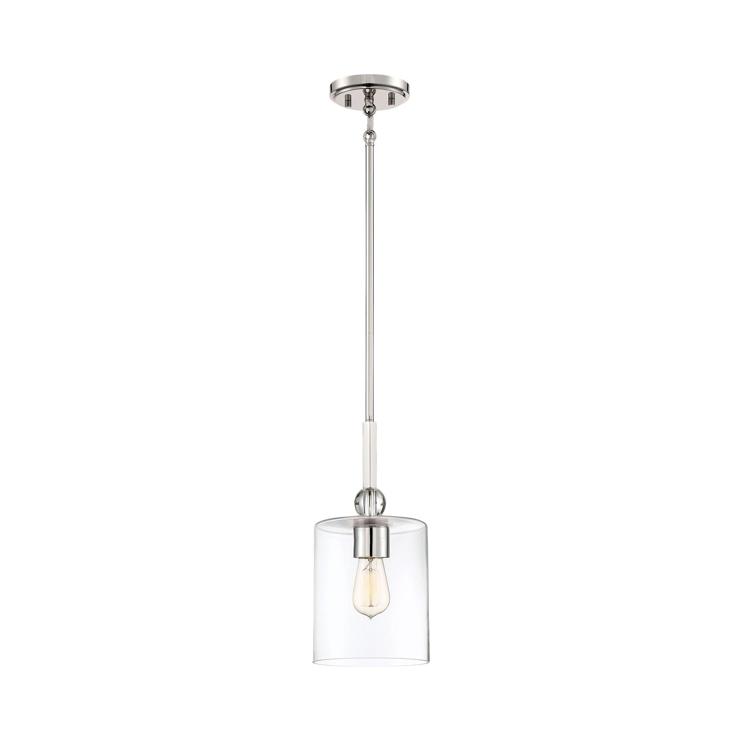 Studio 5 Mini Pendant Light in Polished Nickel (Large).