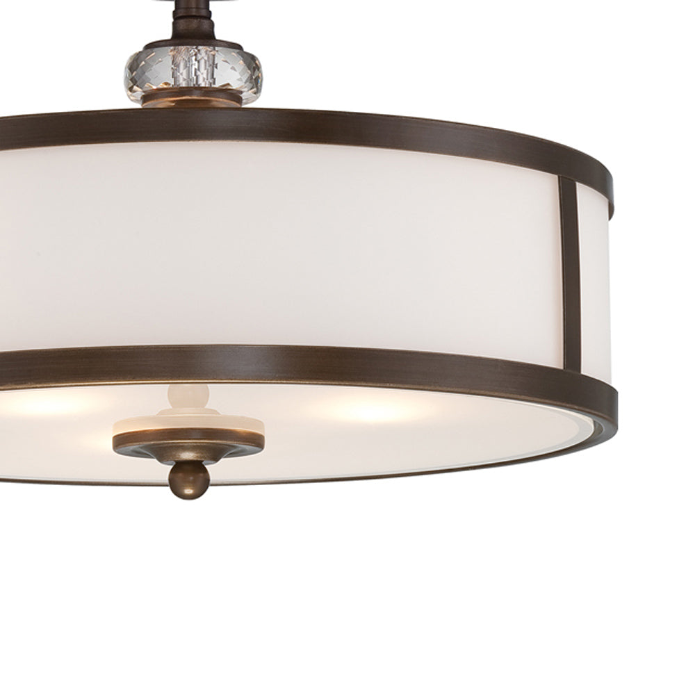 Thorndale Semi Flush Mount Ceiling Light in Detail.