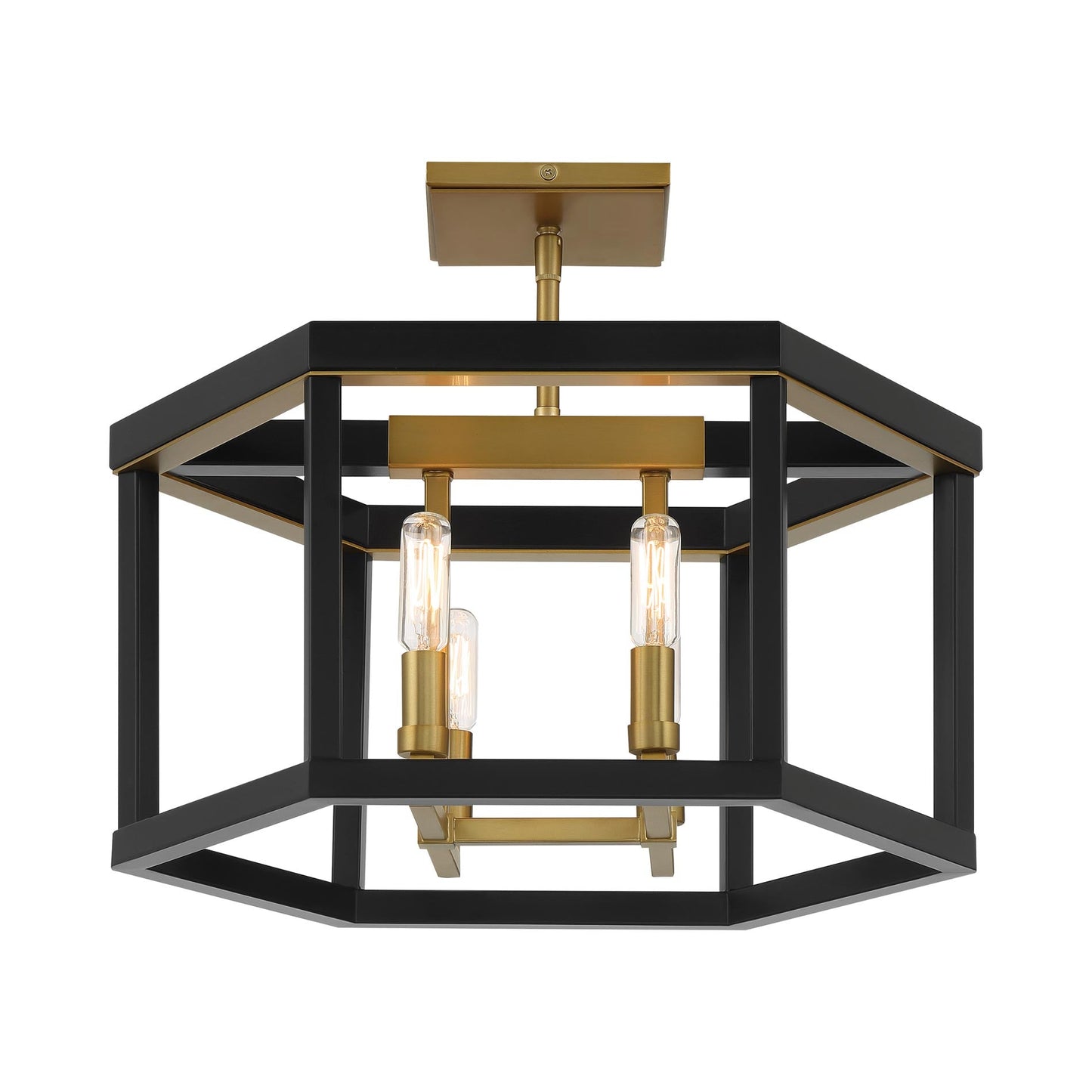 Union Estates Semi Flush Mount Ceiling Light in Detail.