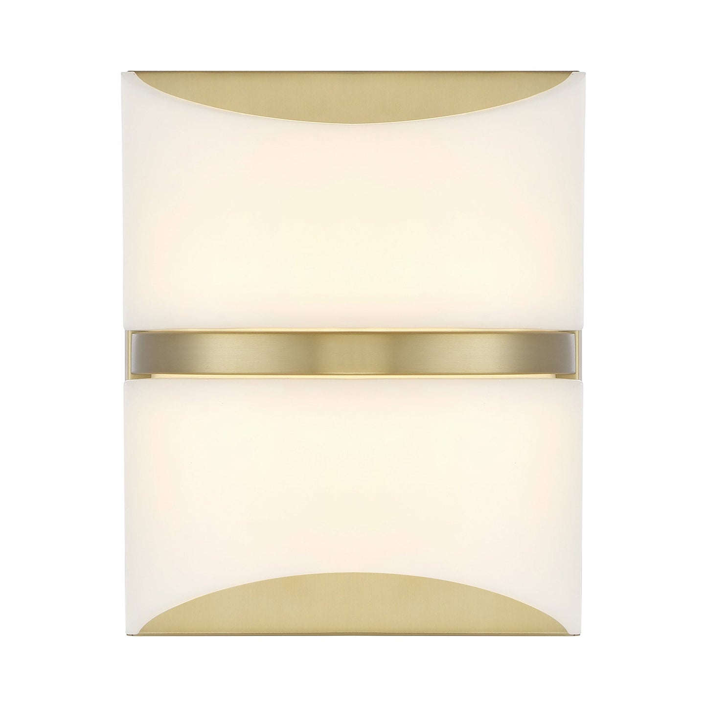 Velaux LED Wall Light in Soft Brass (Large).