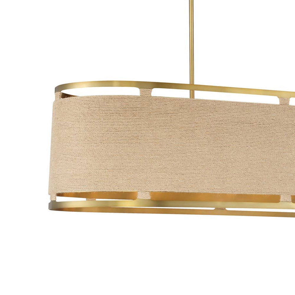 Windward Passage Linear Pendant Light in Detail.