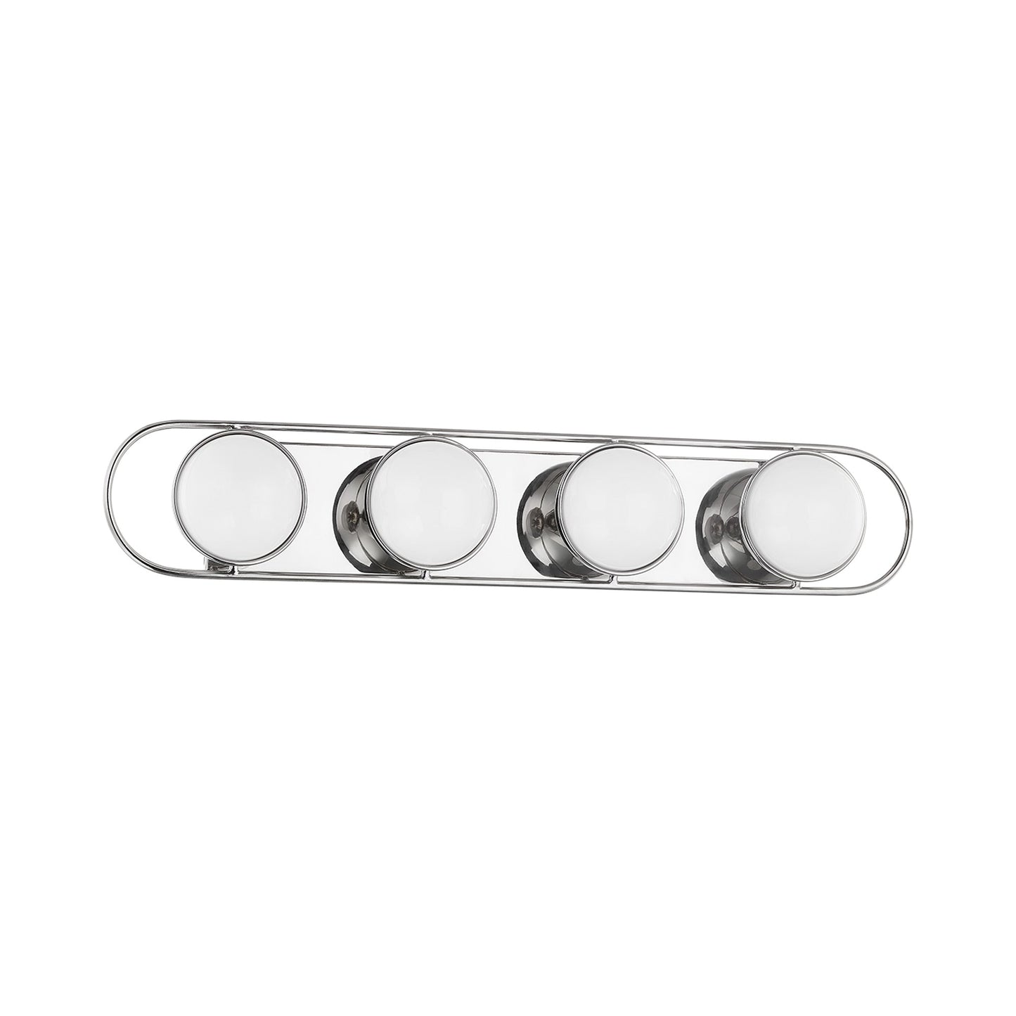 Amy Bath Vanity Light in Polished Nickel (4-Light).