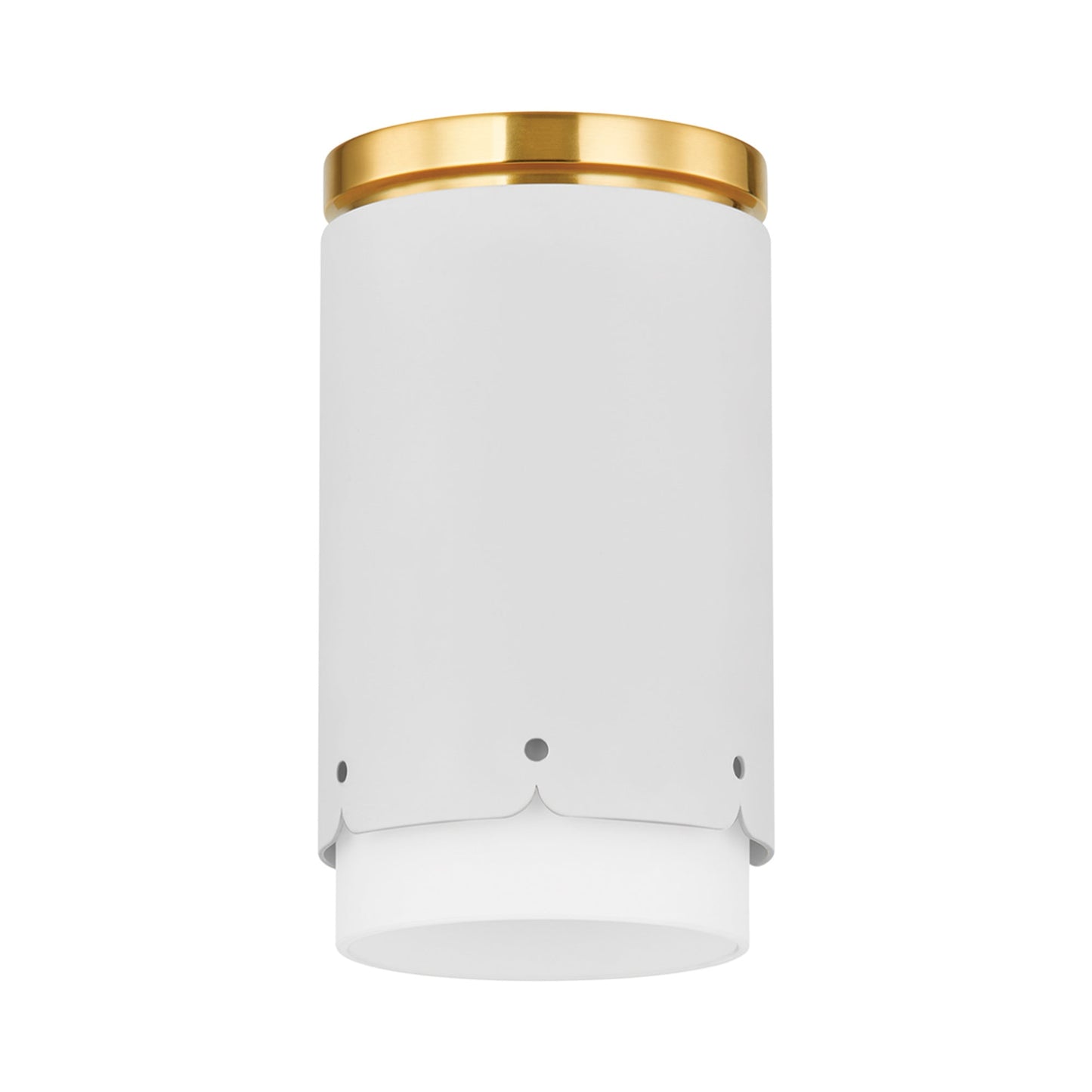 Asa Flush Mount Ceiling Light in Soft White.