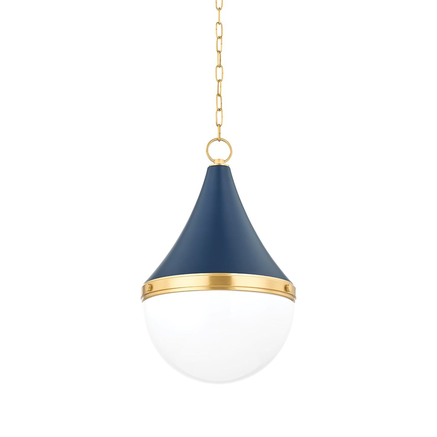 Ciara Pendant Light in Soft Navy (Large).