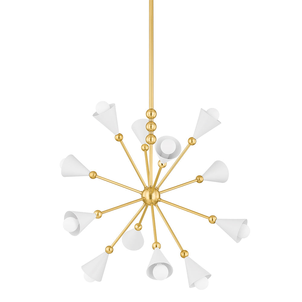 Hikari Multi-Light Chandelier in Detail.