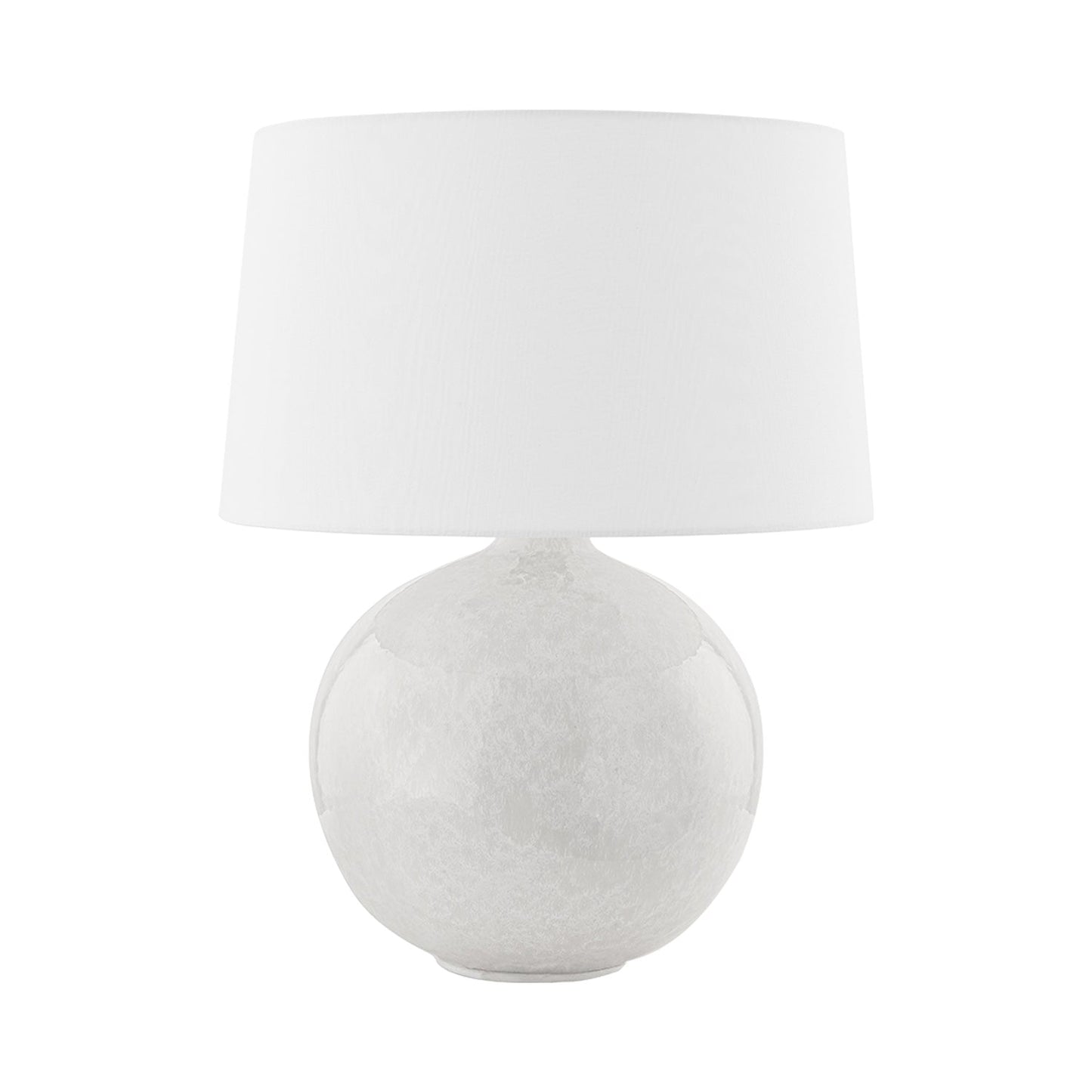 Karina Table Lamp in White Linen.