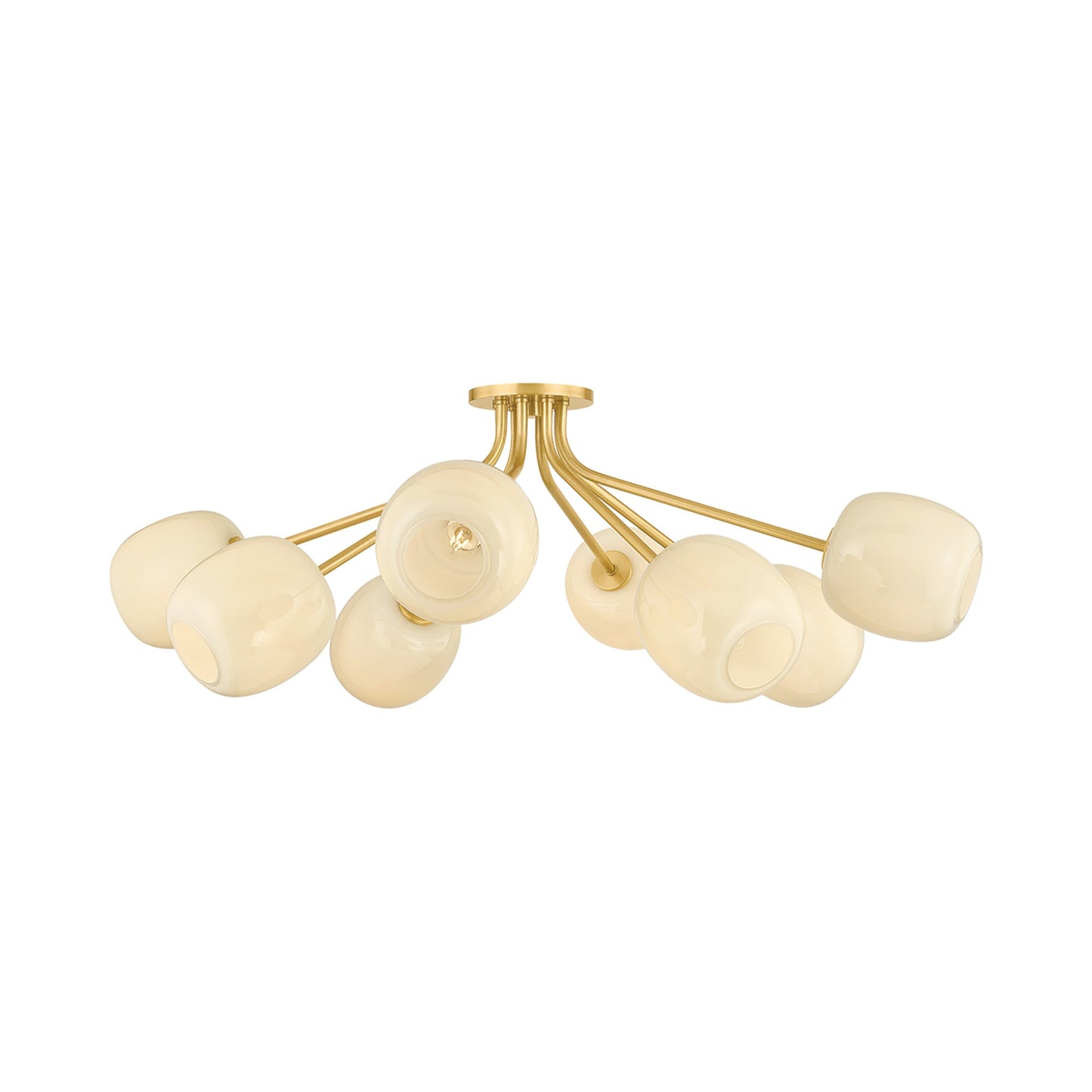 Lisette Semi Flush Mount Ceiling Light (8-Light).