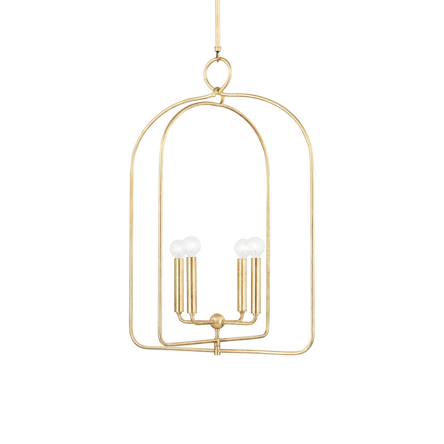 Mallory Pendant Light in Gold Leaf (Large).