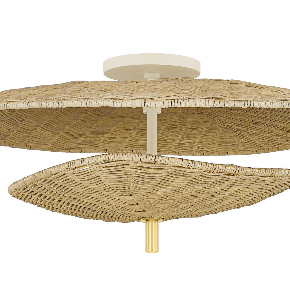 Marigold Semi Flush Mount Ceiling Light in Detail.