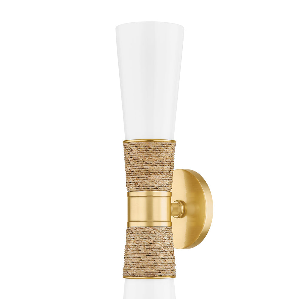 Mica Bath Wall Light in Detail.