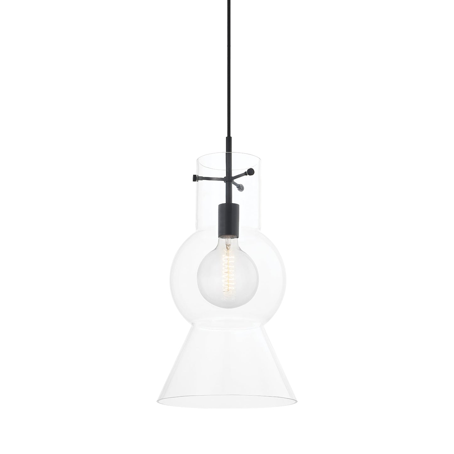 Mirabel Pendant Light in Soft Black (Large).