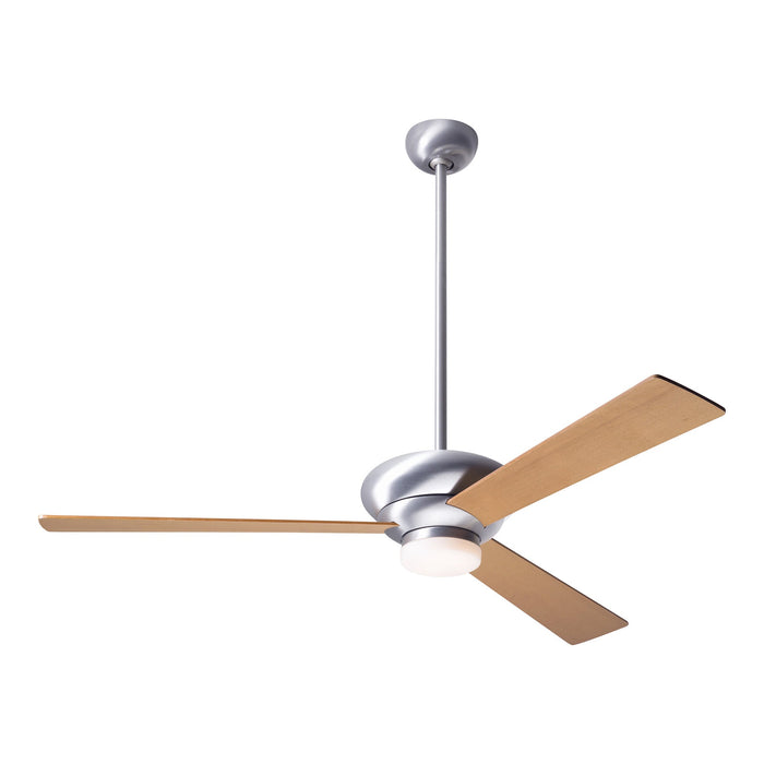 Altus 52-Inch LED Ceiling Fan in Brushed Aluminum/Maple (52-Inch).