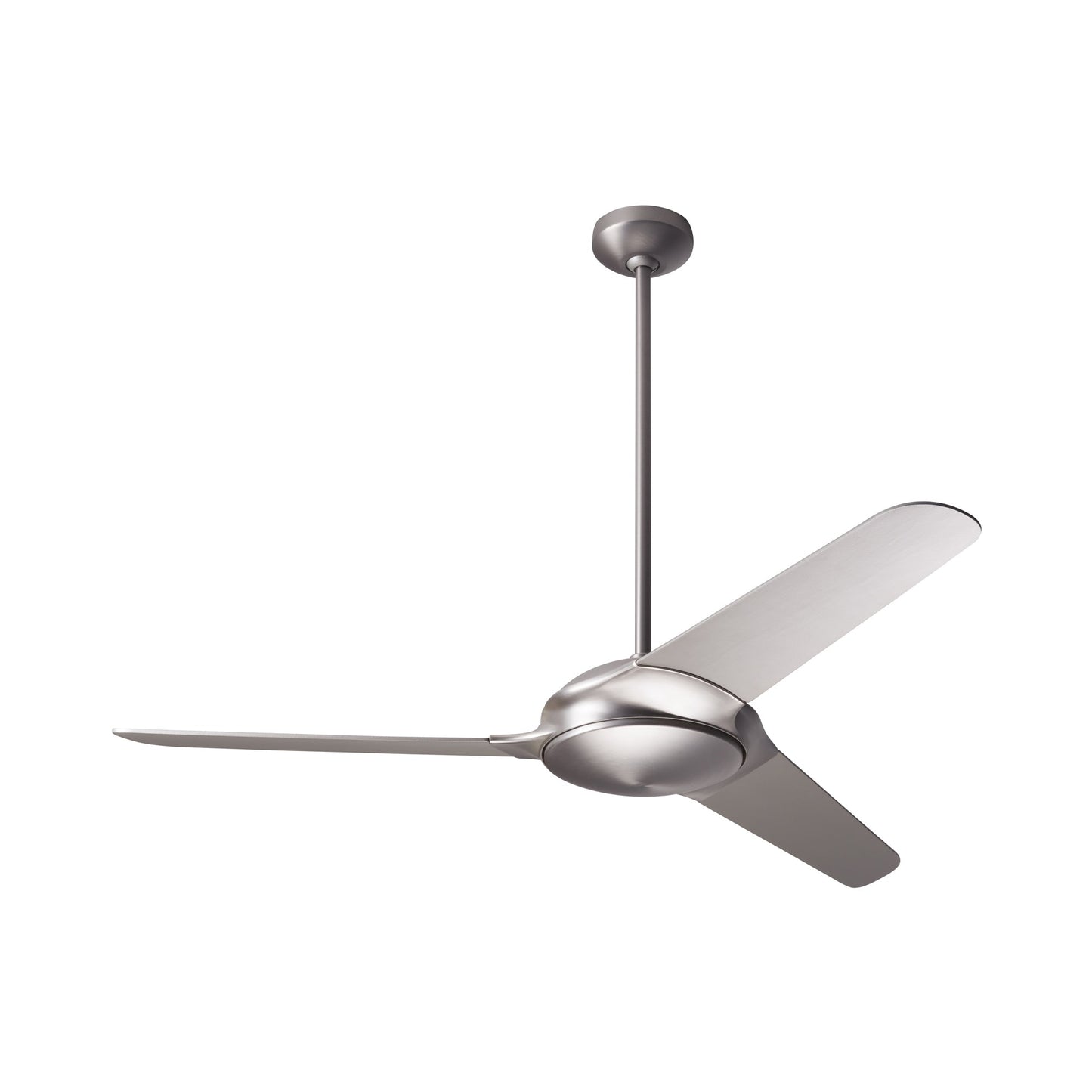Flow Ceiling Fan in Matte Nickel (Nickel).