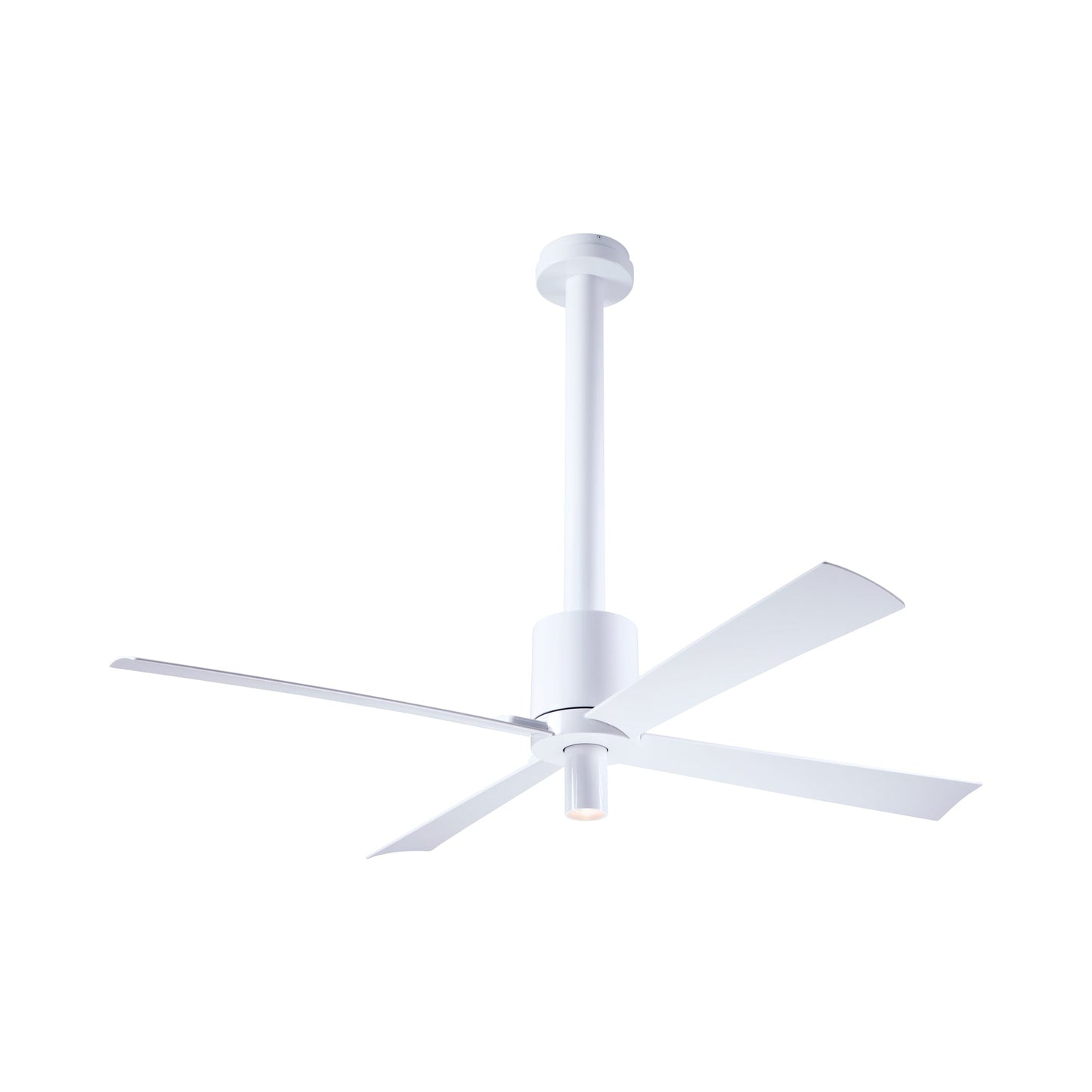 Pensi DC LED Ceiling Fan in Gloss White/White.