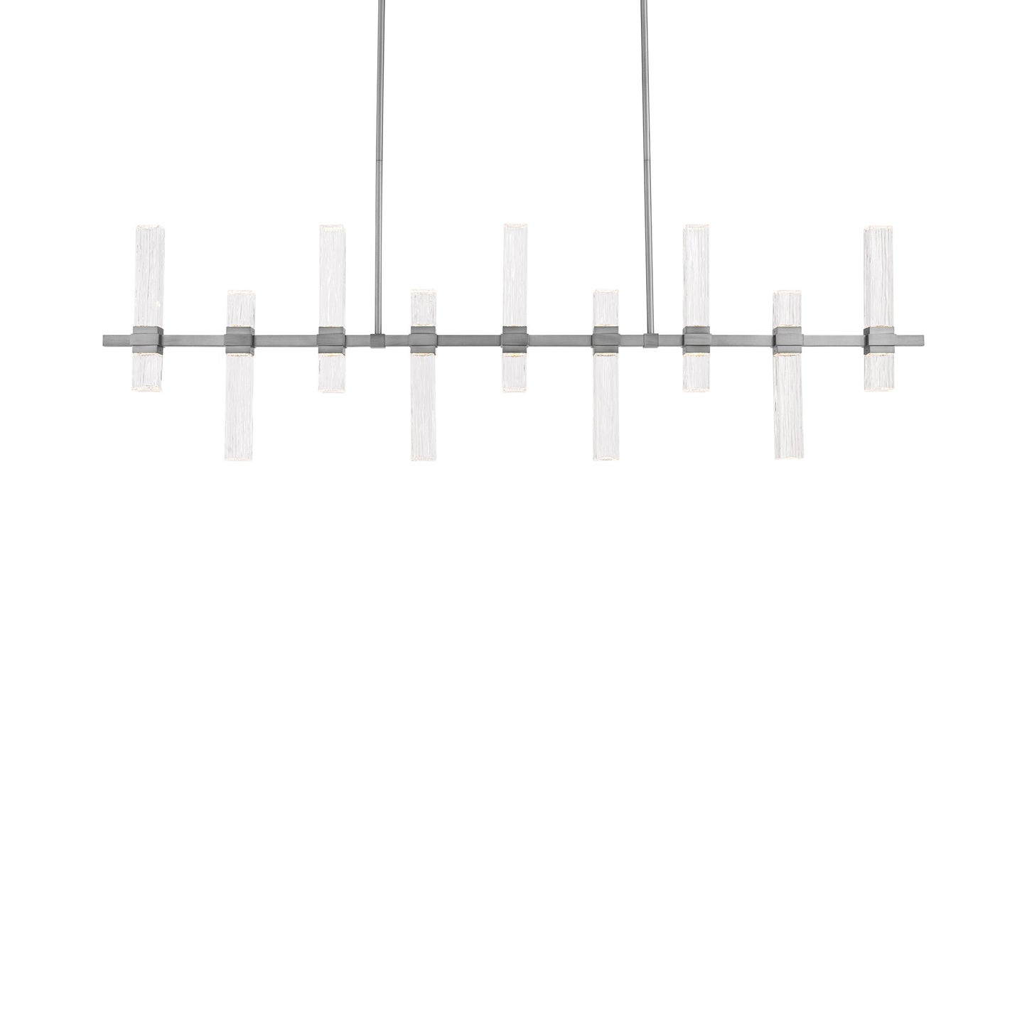 Cinaplex LED Pendant Light in Brushed Nickel.