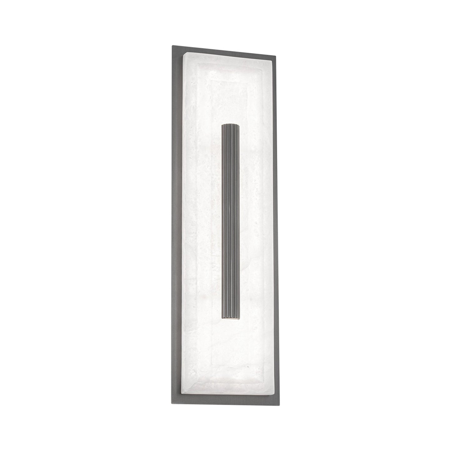 Clarice LED Wall Light in Antique Nickel.