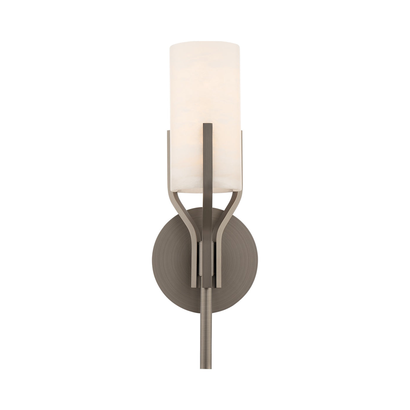 Firenze LED Wall Light in Antique Nickel.