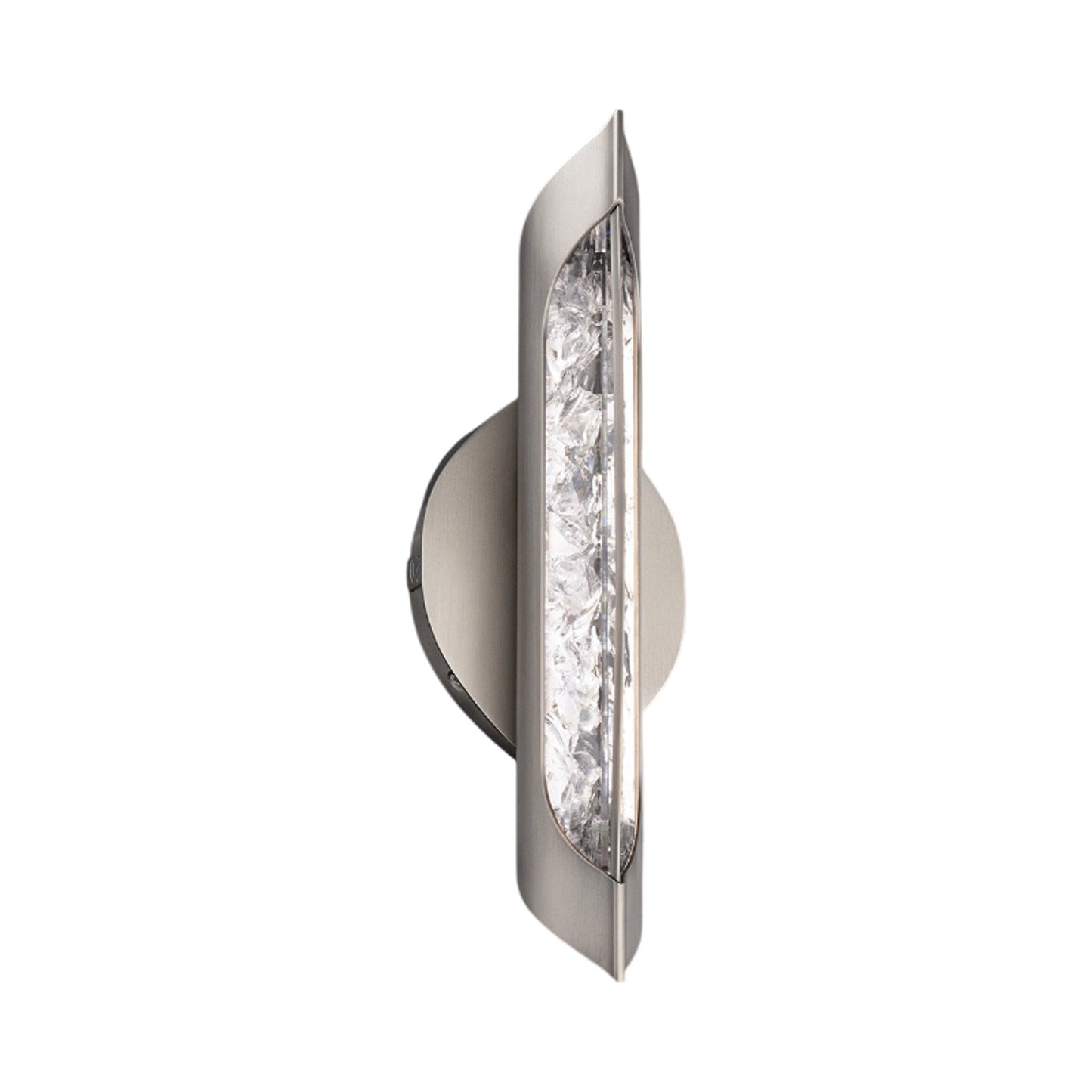 Hadleigh LED Bath Wall Light in Brushed Nickel.