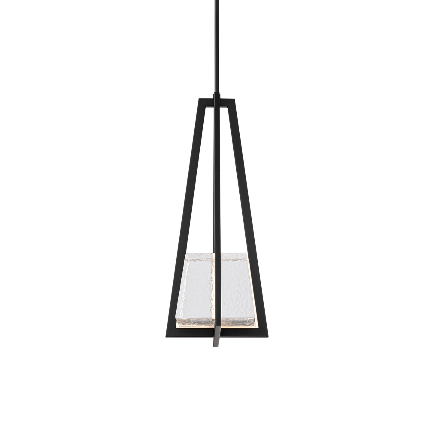 Karie LED Pendant Light in Black.