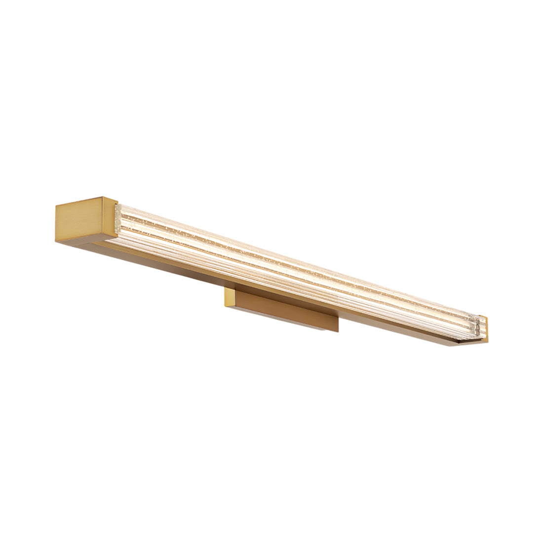 Skein LED Bath Vanity Light in Aged Brass (Large).