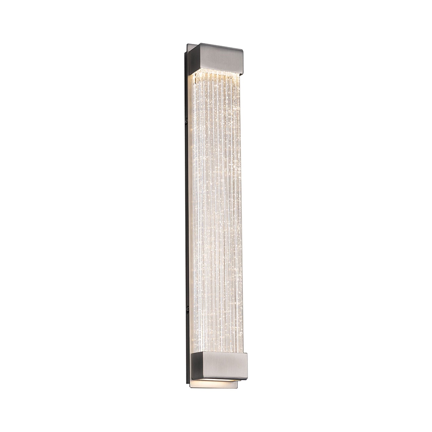 Tower LED Wall Light in Brushed Nickel (20-Inch).
