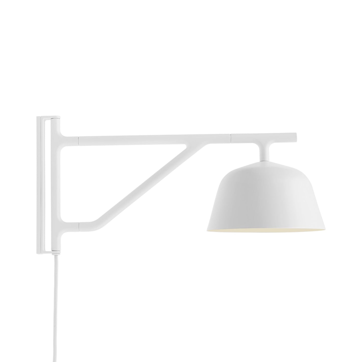 Ambit Wall Light in White.