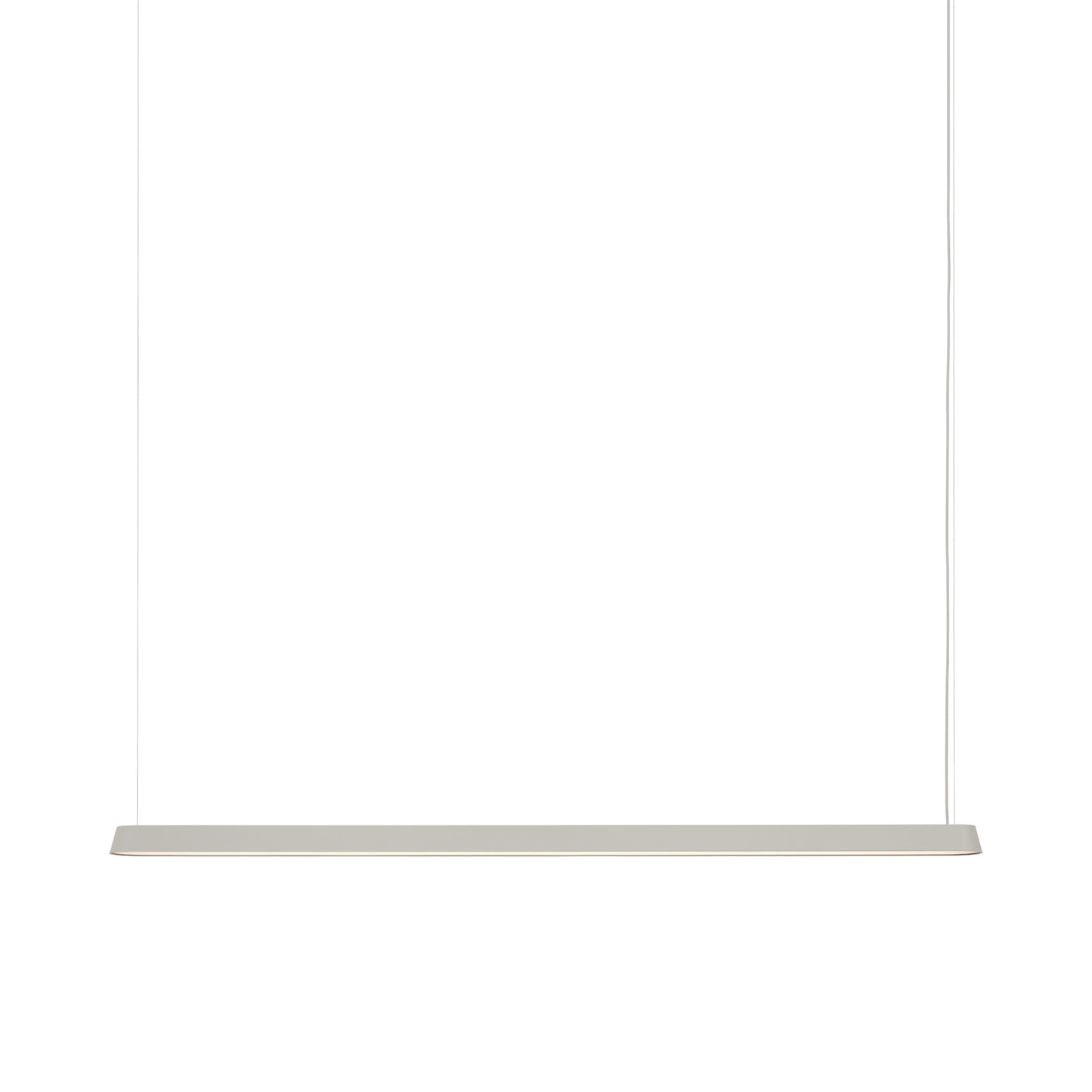 Linear LED Pendant Light in Grey (66.6-Inch).