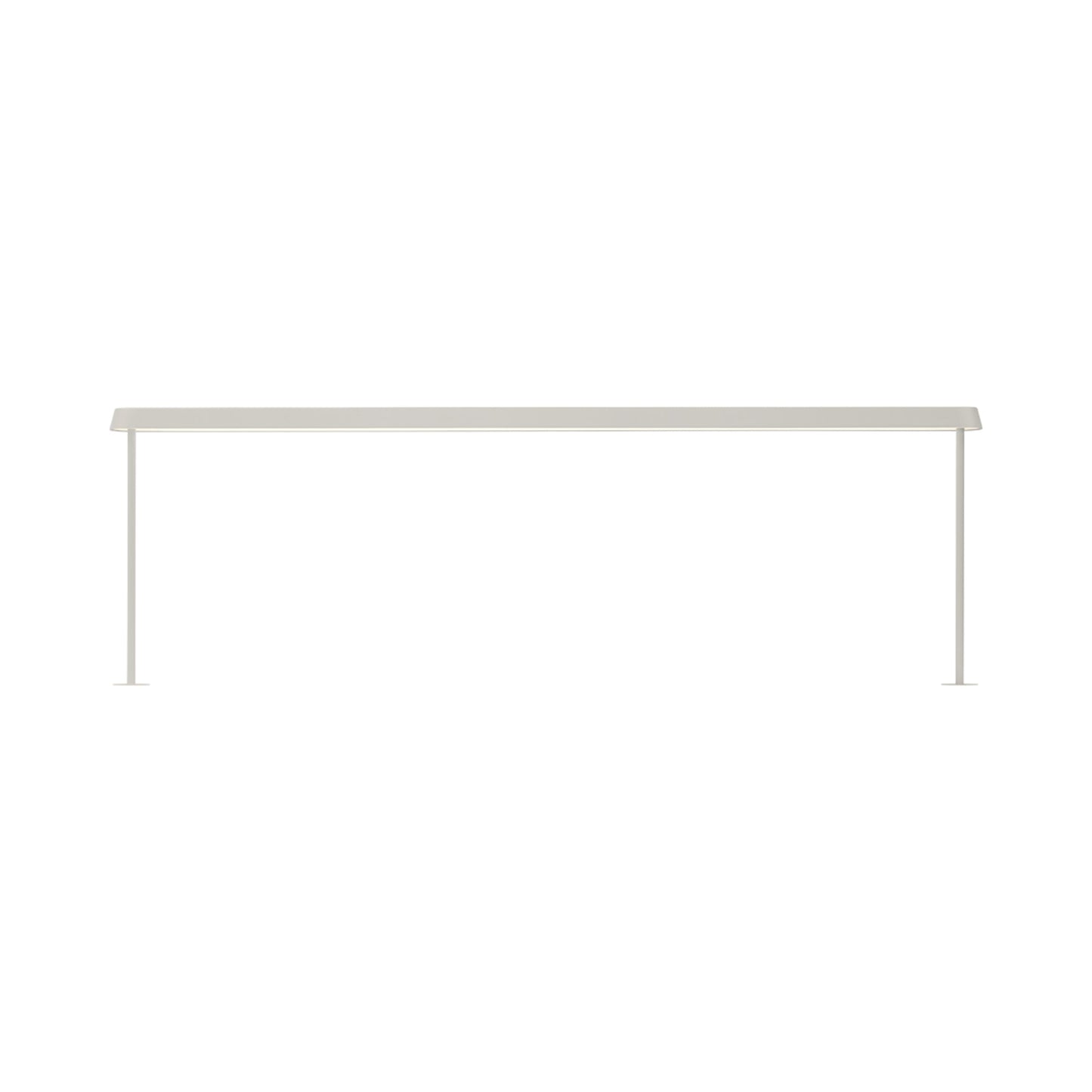 Linear Mounted LED Table Lamp in Grey (82.4-Inch).
