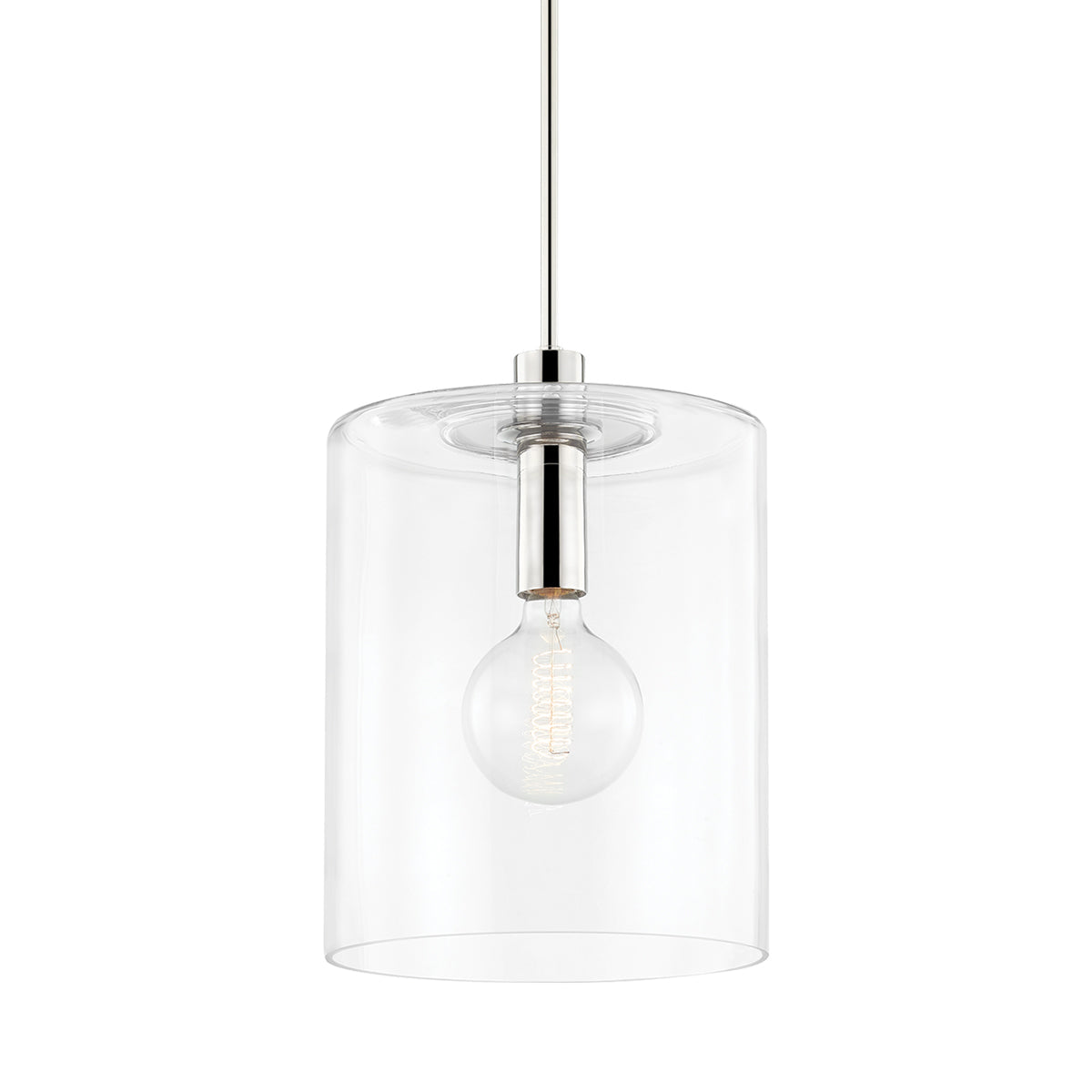 Neko Pendant Light in Polished Nickel (Large).