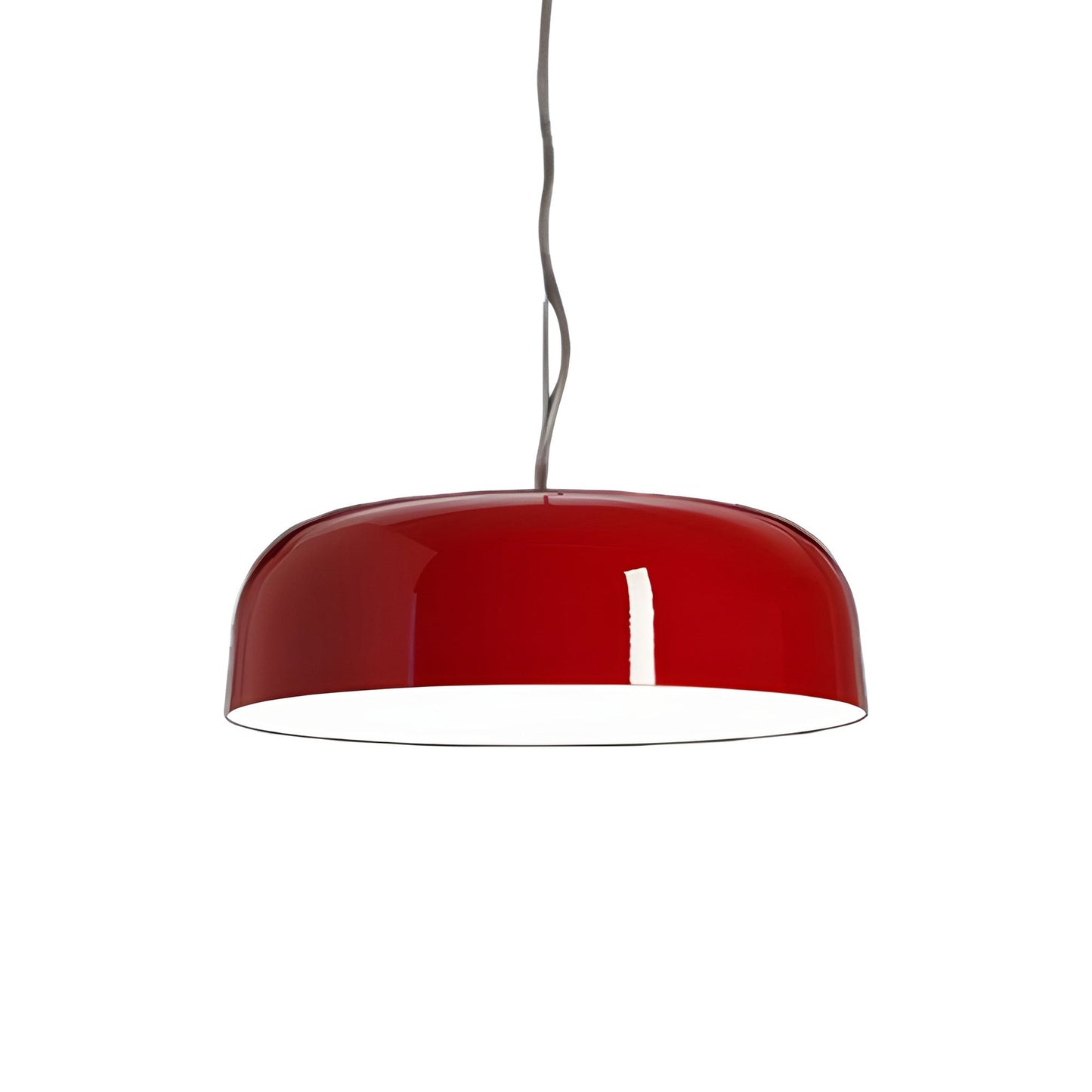 Canopy LED Pendant Light in Red (Large).