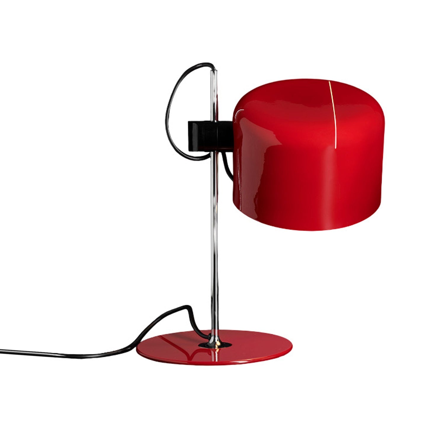 Coupe Table Lamp in Red.