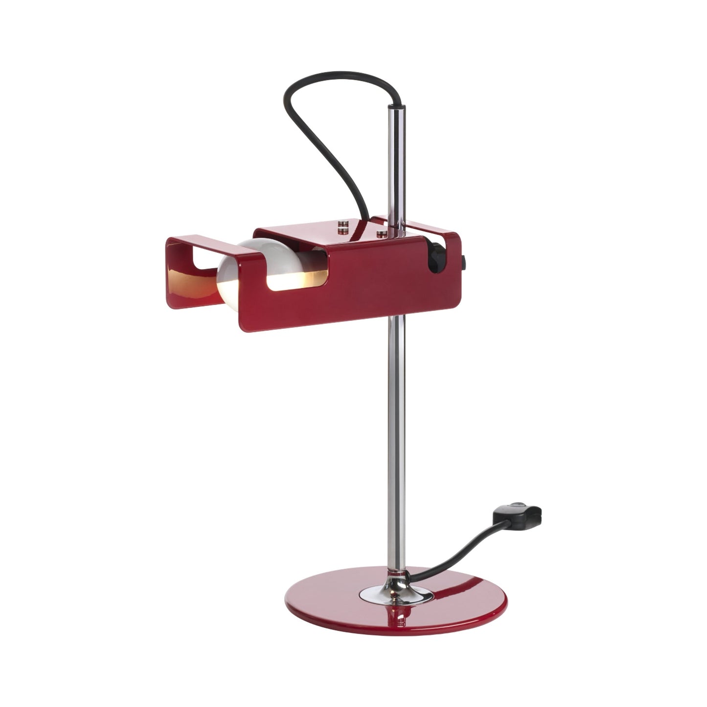 Spider Mini Table Lamp in Scarlet Red.