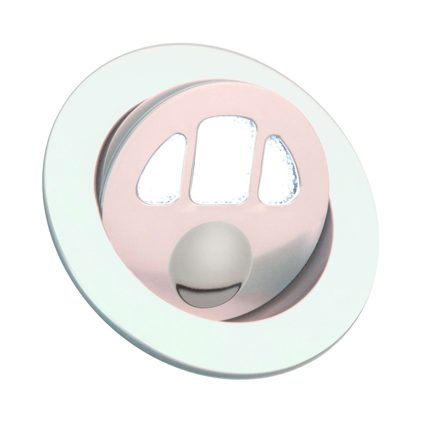 Alto LED Wall Light in Nickel Plated.