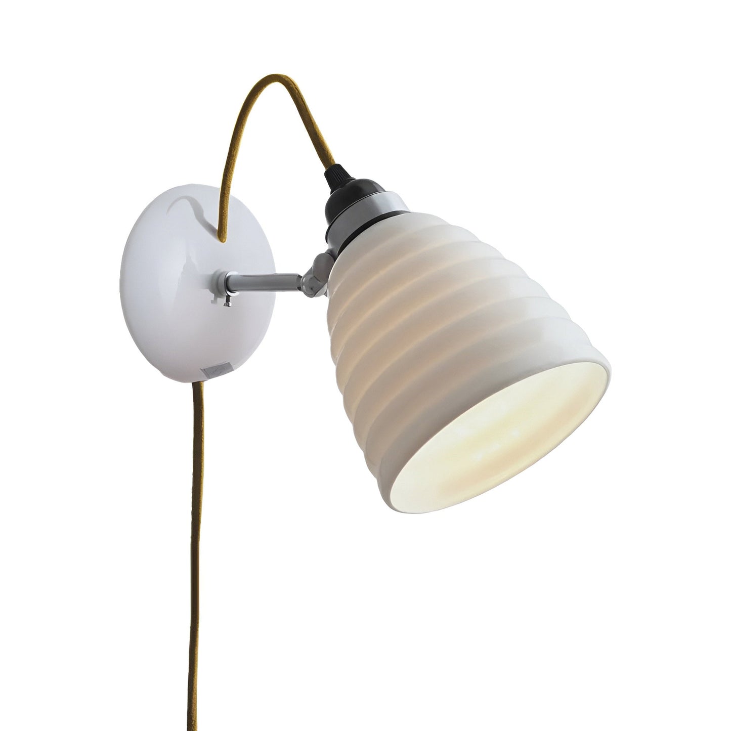 Hector Bibendum Plug-In Wall Light in Yellow.