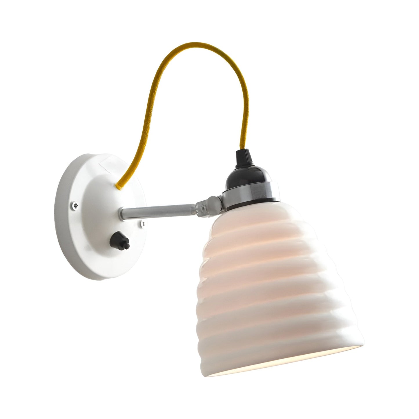 Hector Bibendum Wall Light in Yellow (With Switch).