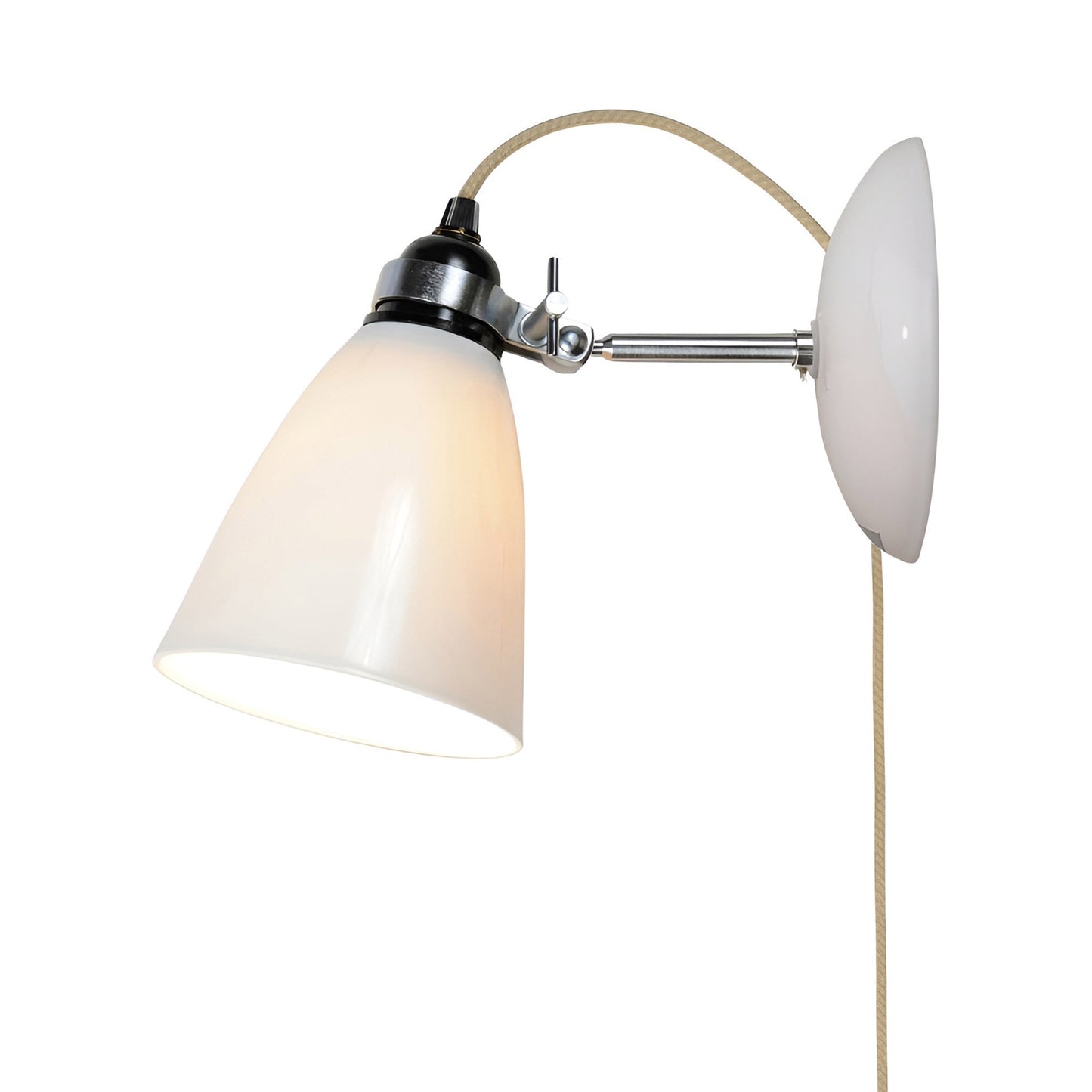 Hector Dome Plug-In Wall Light (Medium).