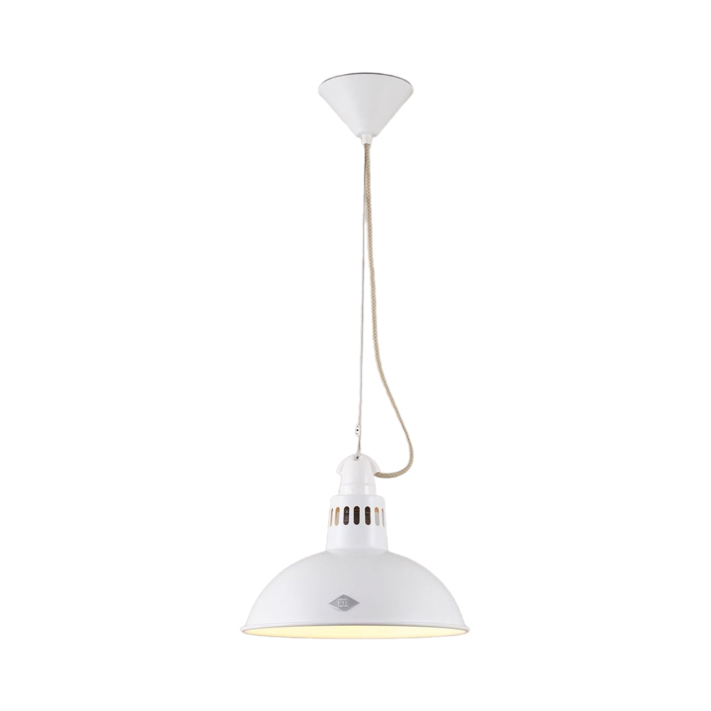 Paxo Pendant Light in White.