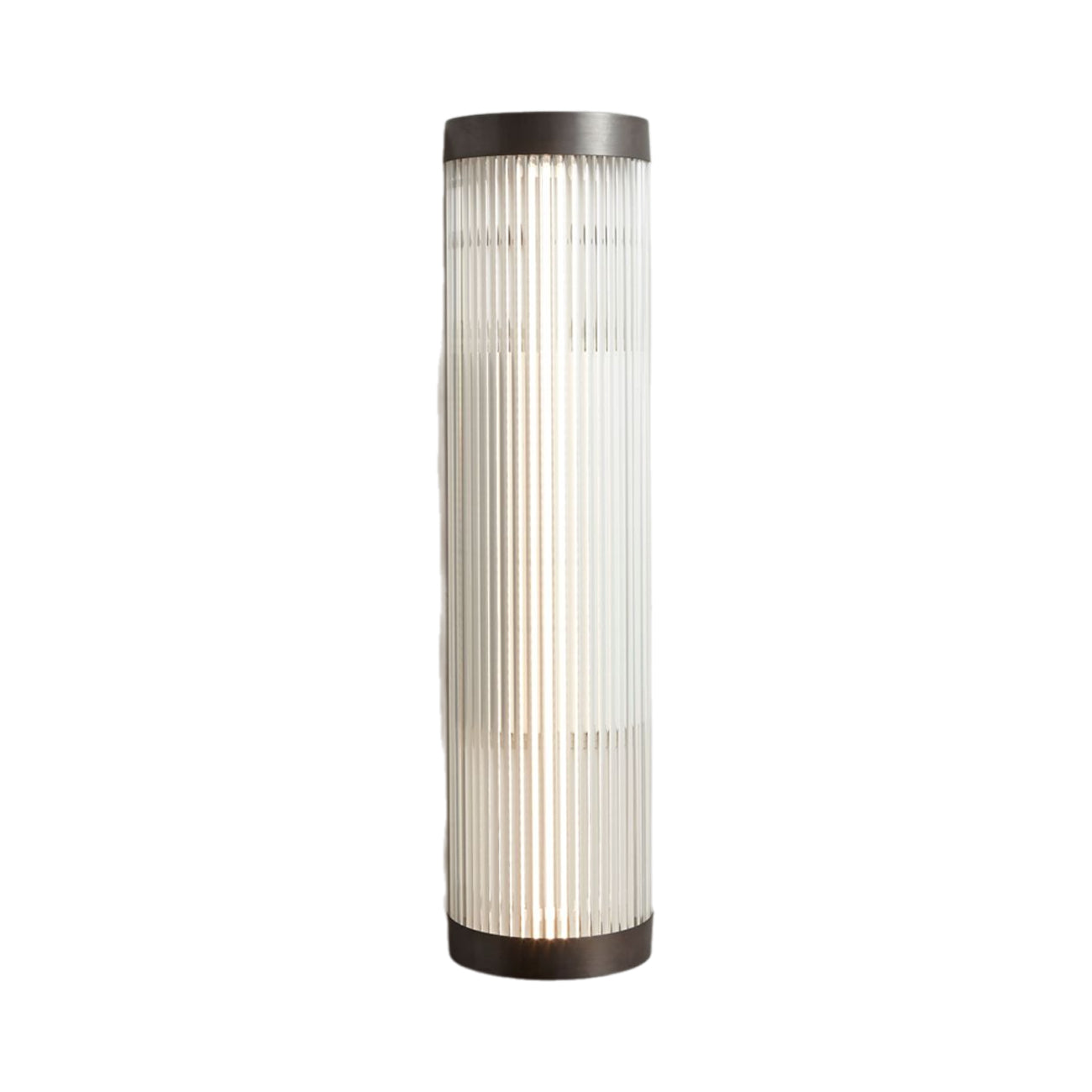 Pillar LED Wall Light in Weathered Brass (23.6-Inch/5.9-Inch).