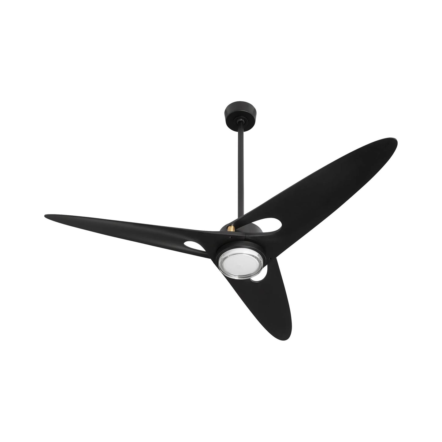 Apogee LED Ceiling Fan in Matte Black.
