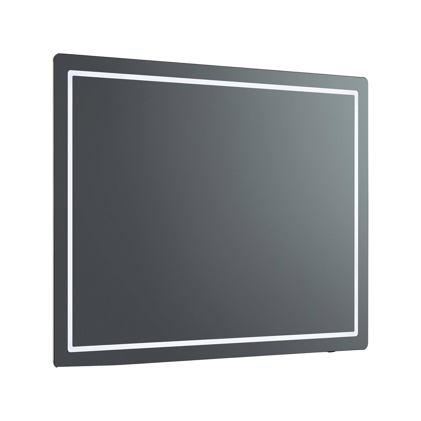 Compact Square LED Wall Mirror (48-Inch).