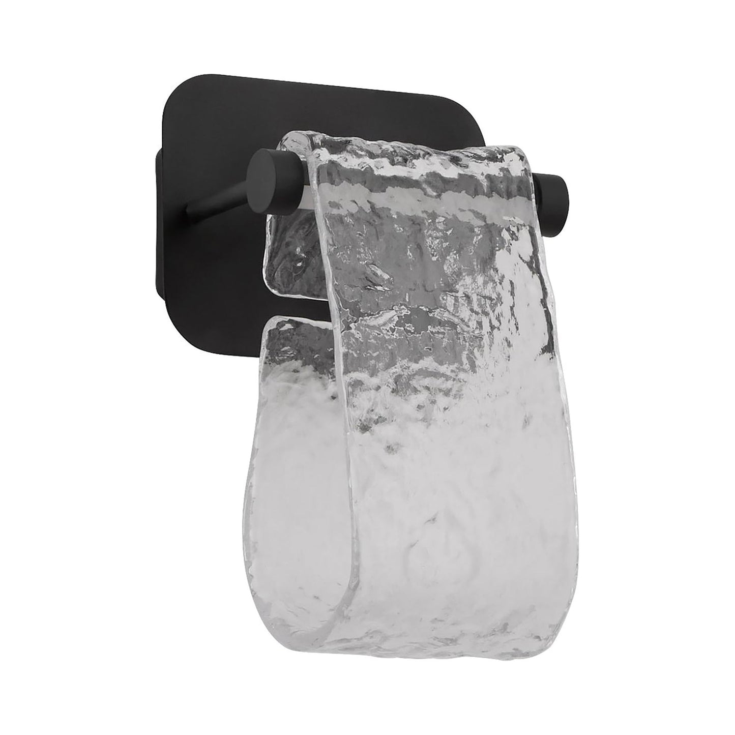 Veer LED Wall Light in Black.