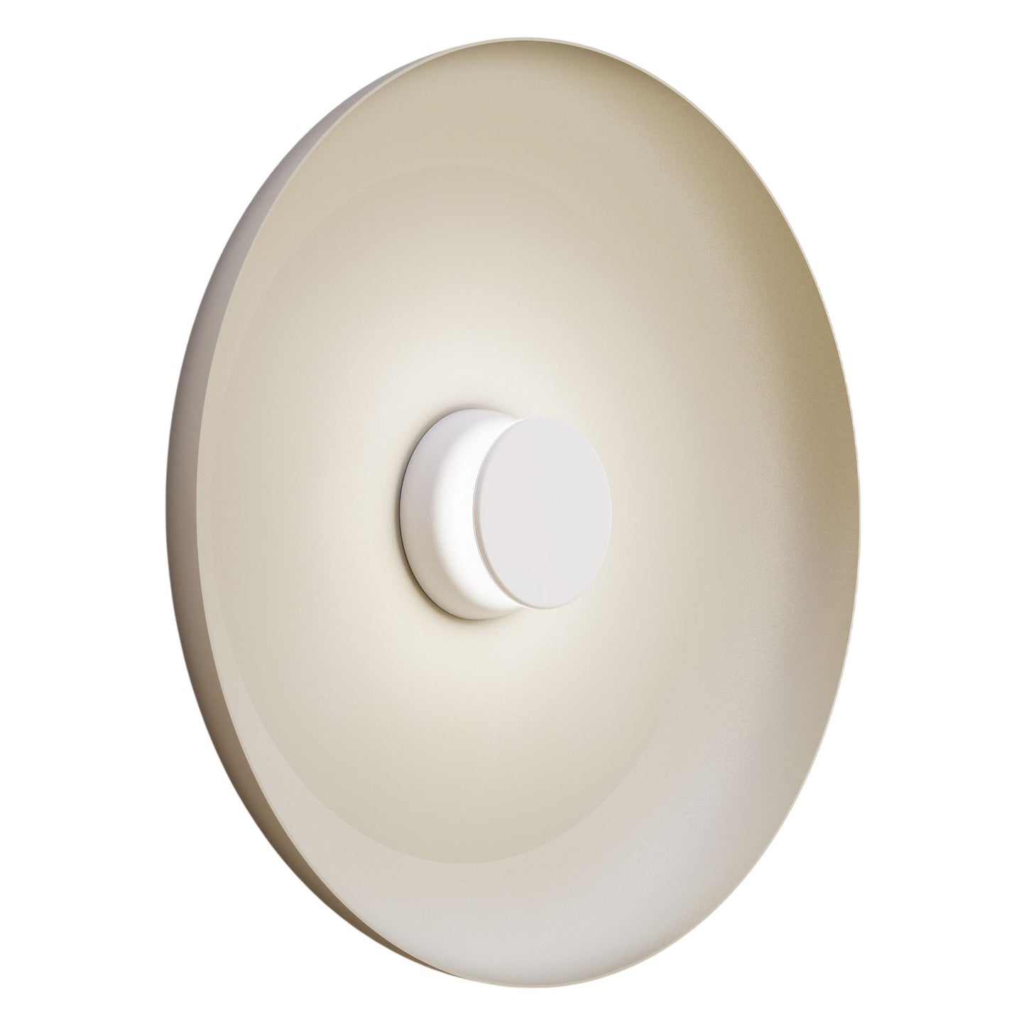 Totem LED Wall Light in White/White/White/Metal (22-Inch).