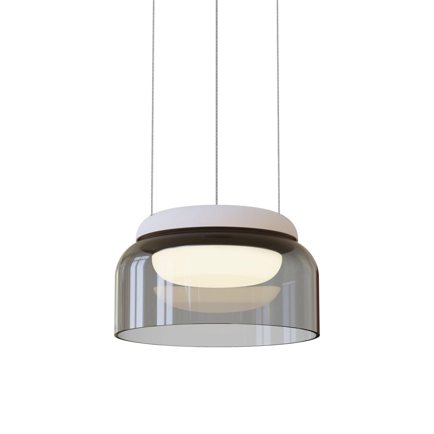 Totem Mini LED Pendant Light in Smoke.