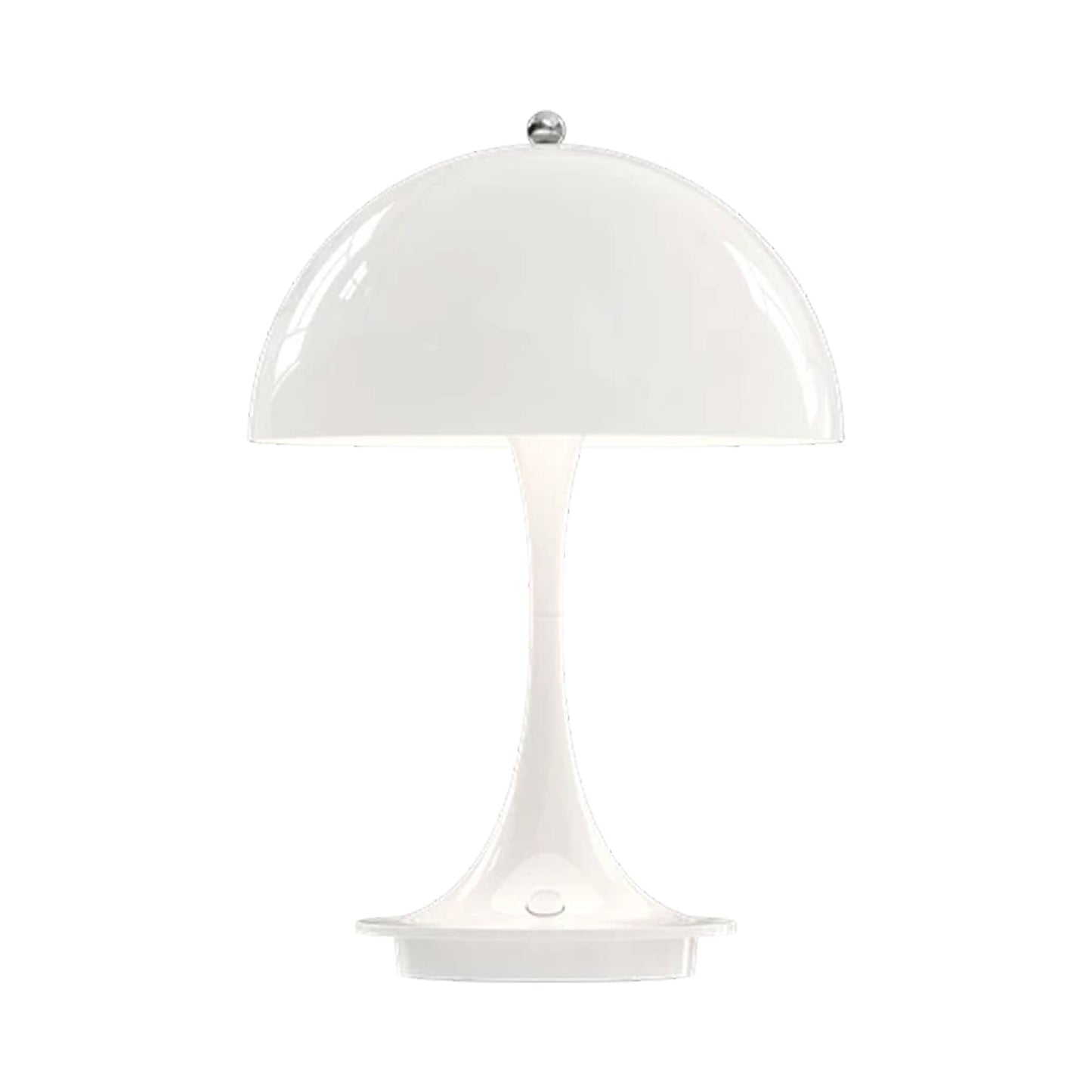 Panthella 160 LED Portable Table Lamp in White (Acrylic).