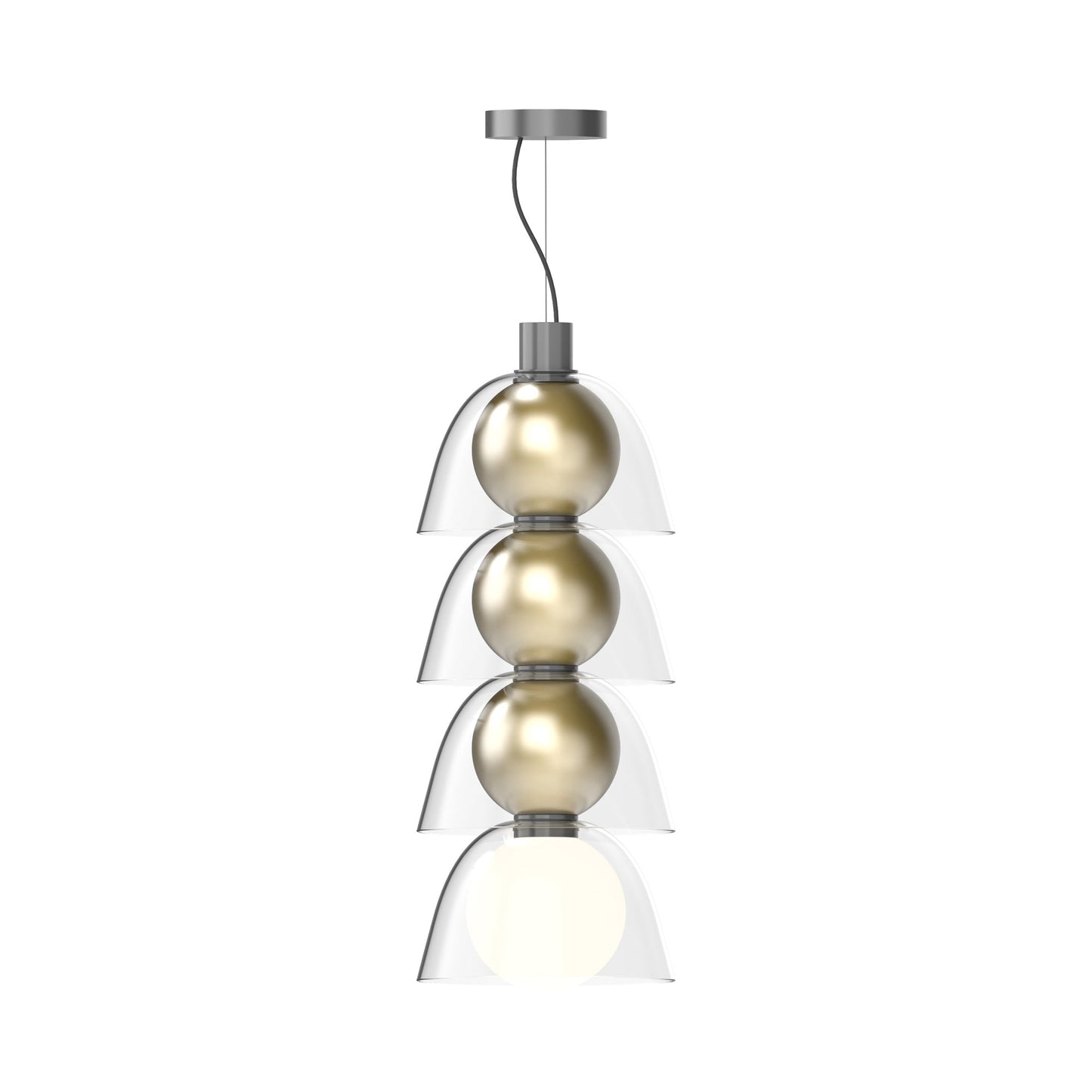 Gems T3D30A LED Pendant Light in Warm Neutral.