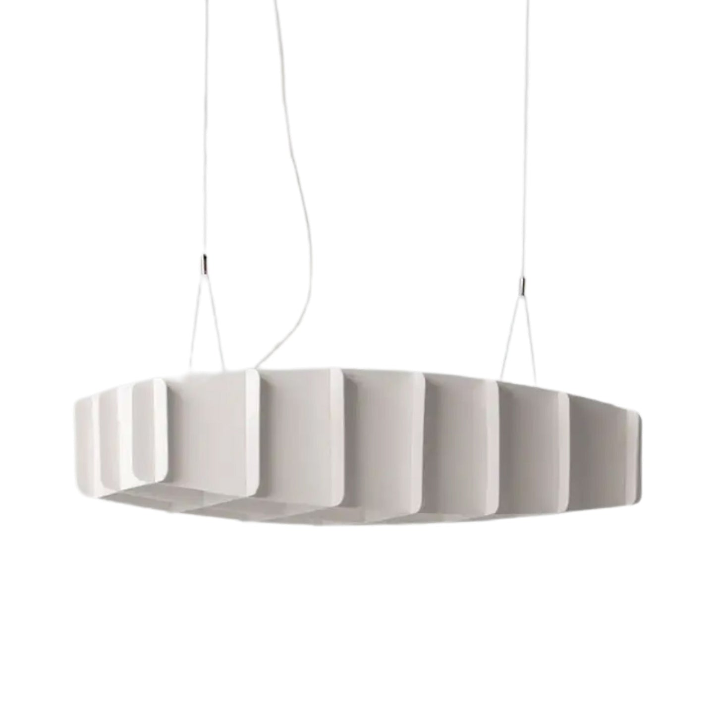 Ristikko Pendant Light in White Stained (Large).