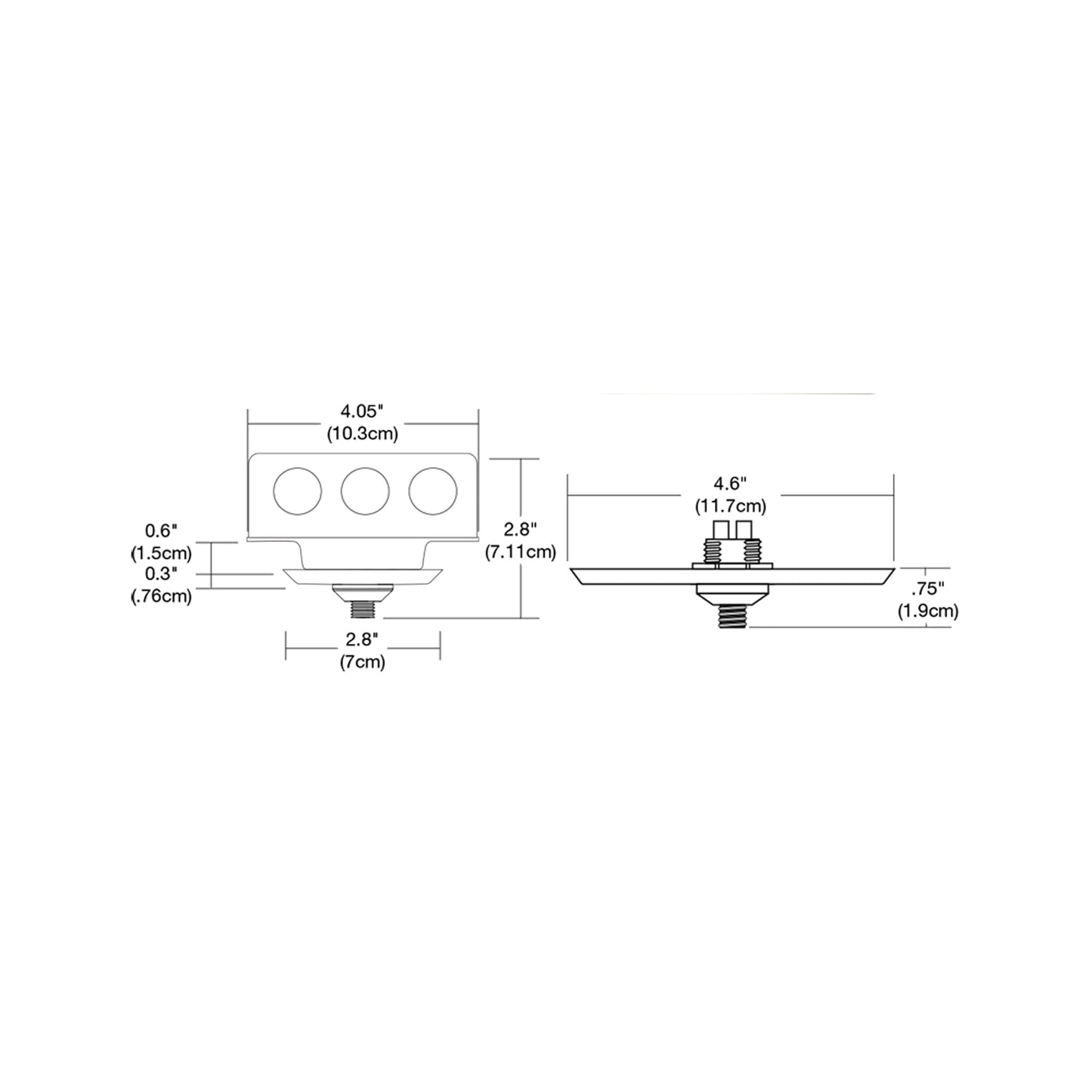 Fast Jack Canopy - line drawing.