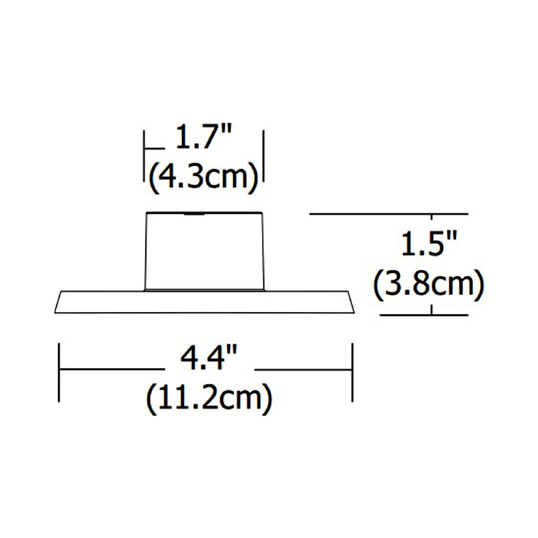 Miniport Junction Cover - line drawing.