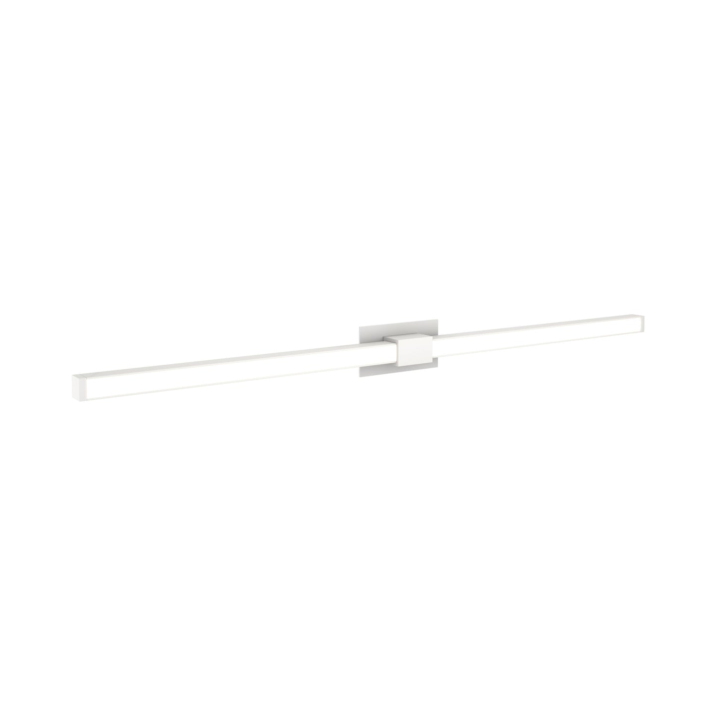 Tie Stix 2RE 2-Light LED Vanity Wall Light in White.