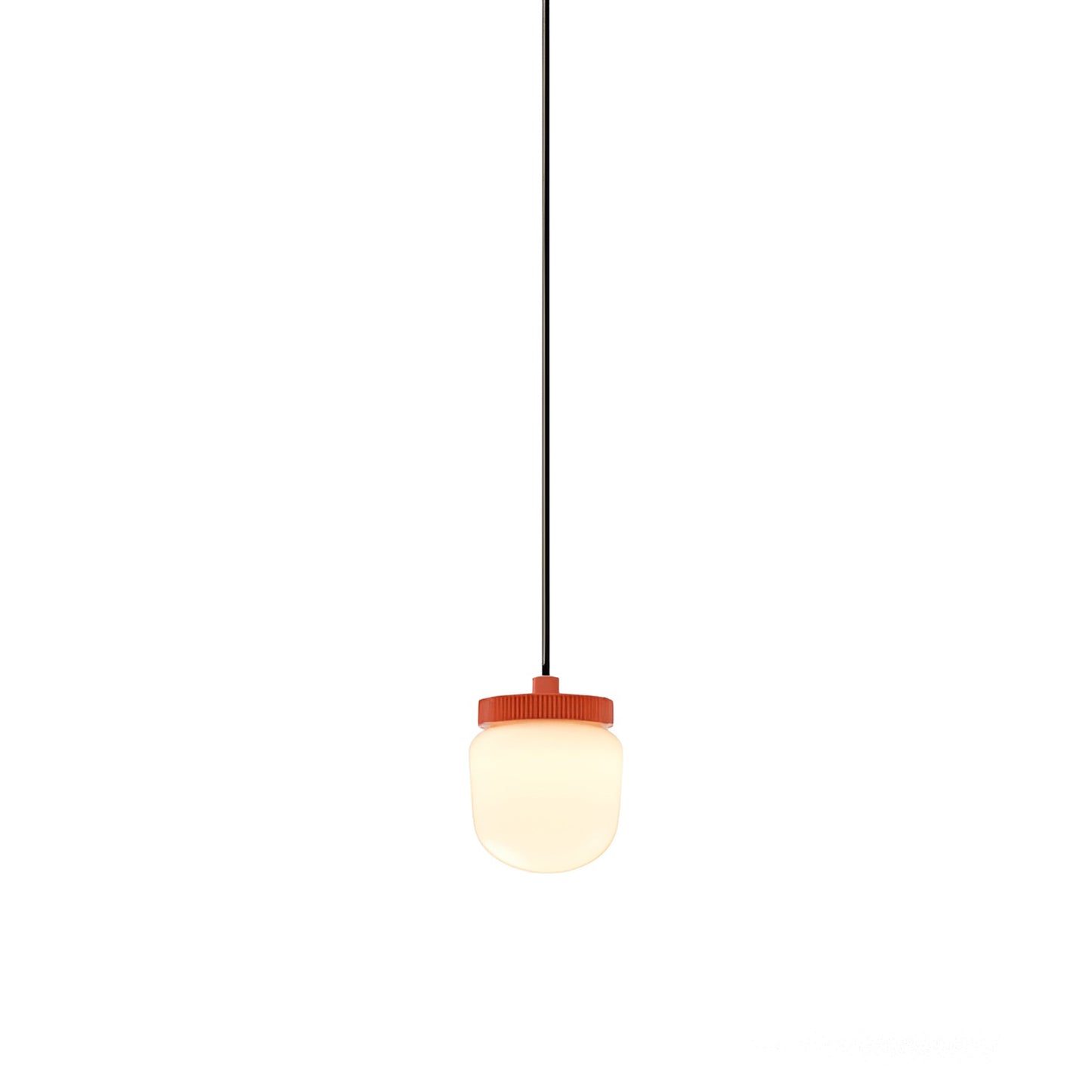 Hoist LED Pendant Light in Vermilion (Large).